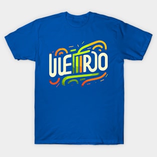 Weirdo - Vibrant Minimalist Typography Design T-Shirt
